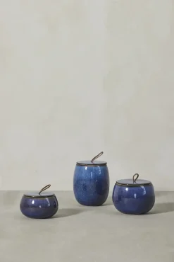 Lene Bjerre - Amera krukke H10,5 cm. blå