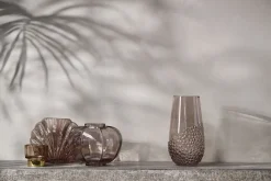 Lene Bjerre - Dornia vase H15 cm. mørkebrun
