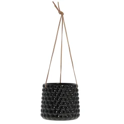 Lene Bjerre - Dotsie hængepotte Ø18cm sort