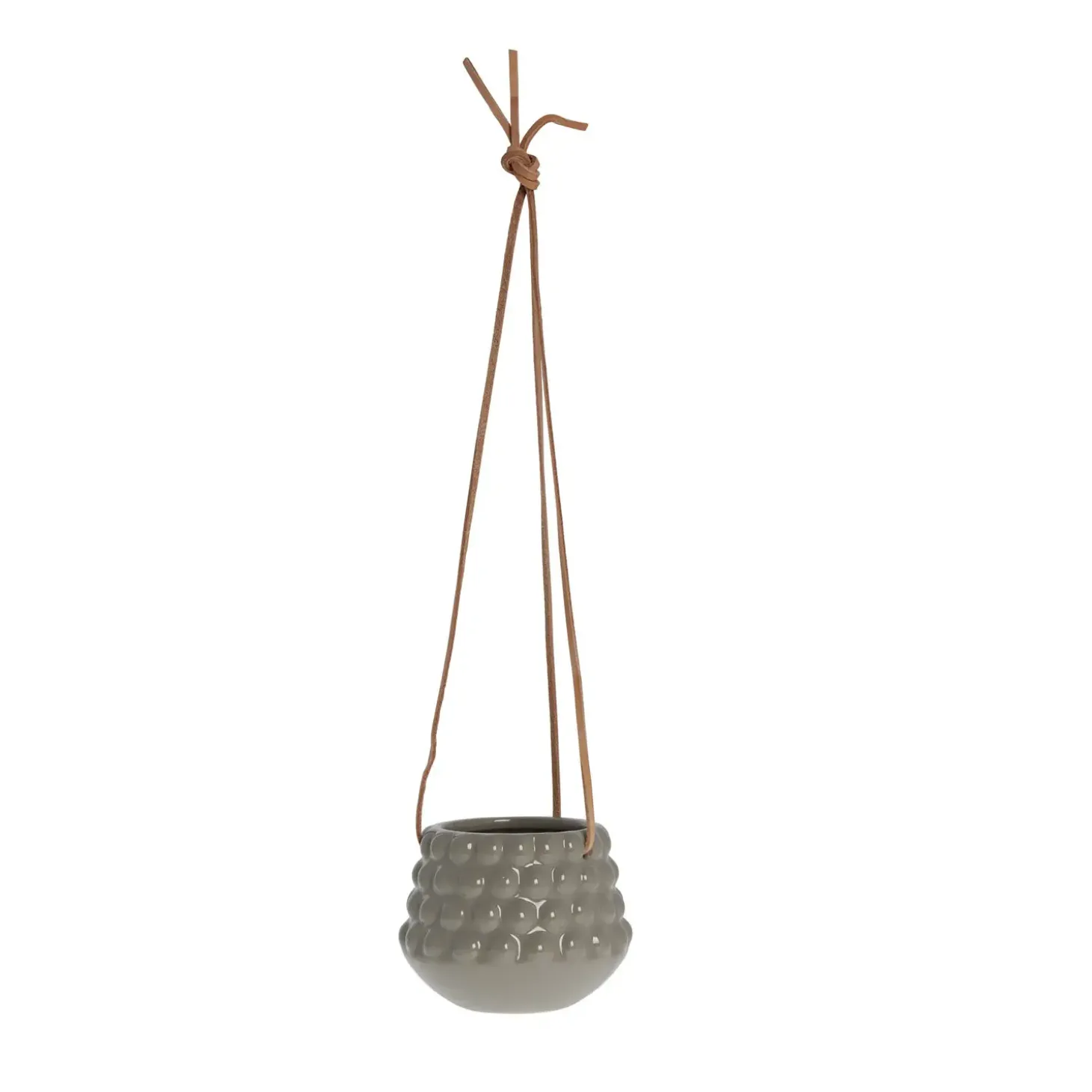Lene Bjerre - Dotsie hængepotte Ø12cm grå