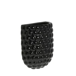 Lene Bjerre - Dotsie væghængt vægpotte H20 cm. sort