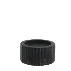 Lene Bjerre - Eliana stage til bloklys 5 cm. sort marmor