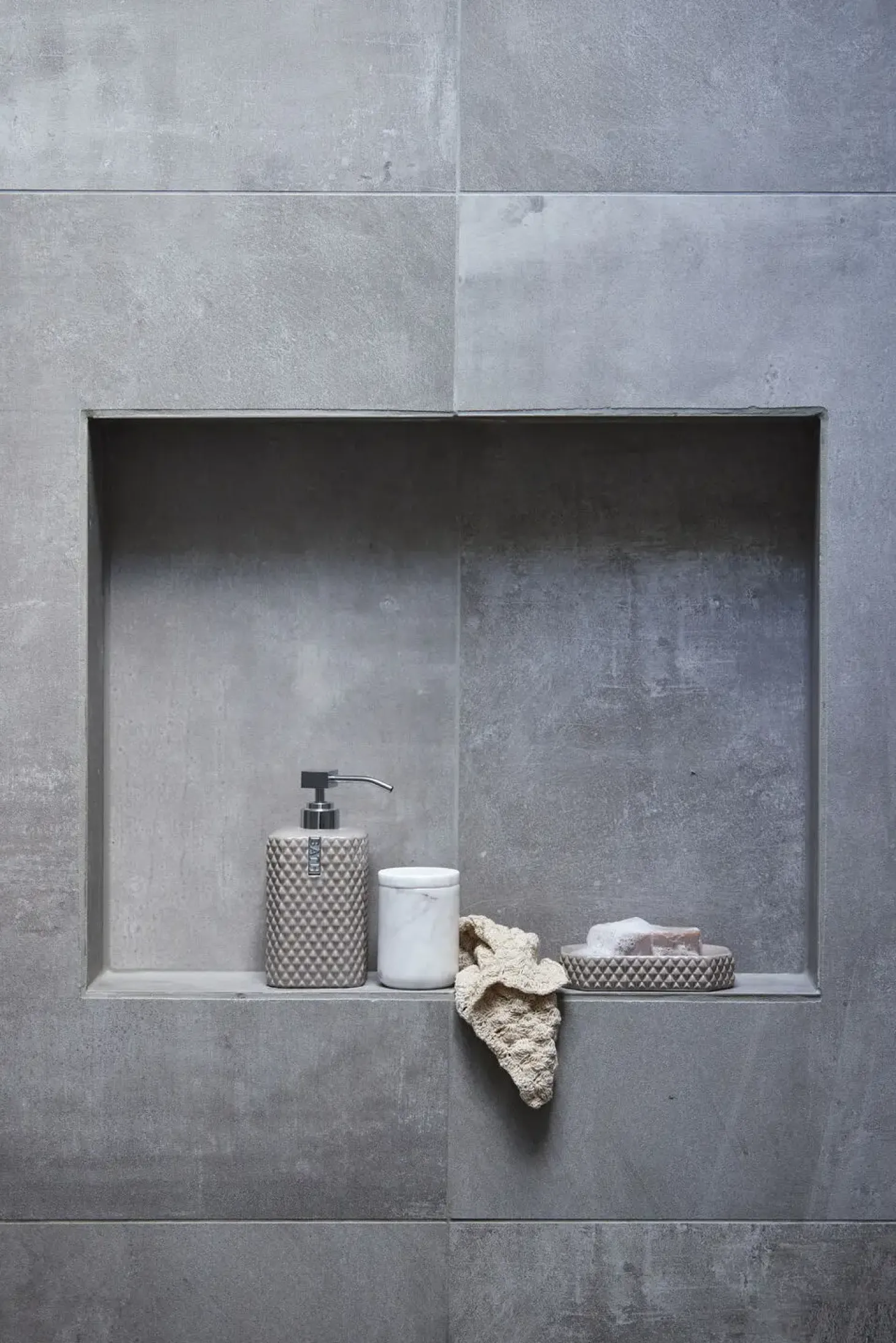Lene Bjerre - Ellia krukke 6x6 cm. hvid marmor
