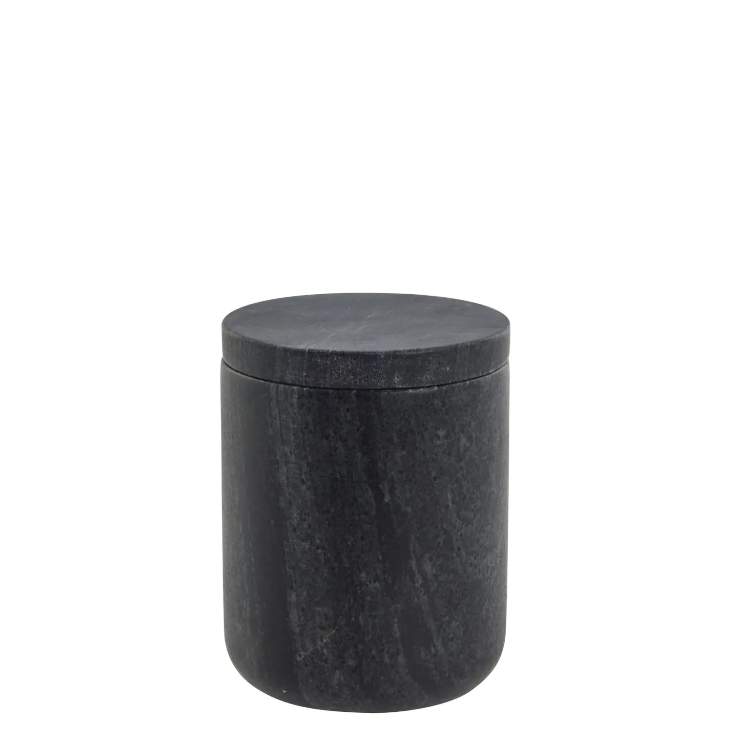 Lene Bjerre - Ellia krukke 9x9 cm. sort marmor