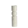 Lene Bjerre - Ellia Marmor lysestage H30 cm. hvid