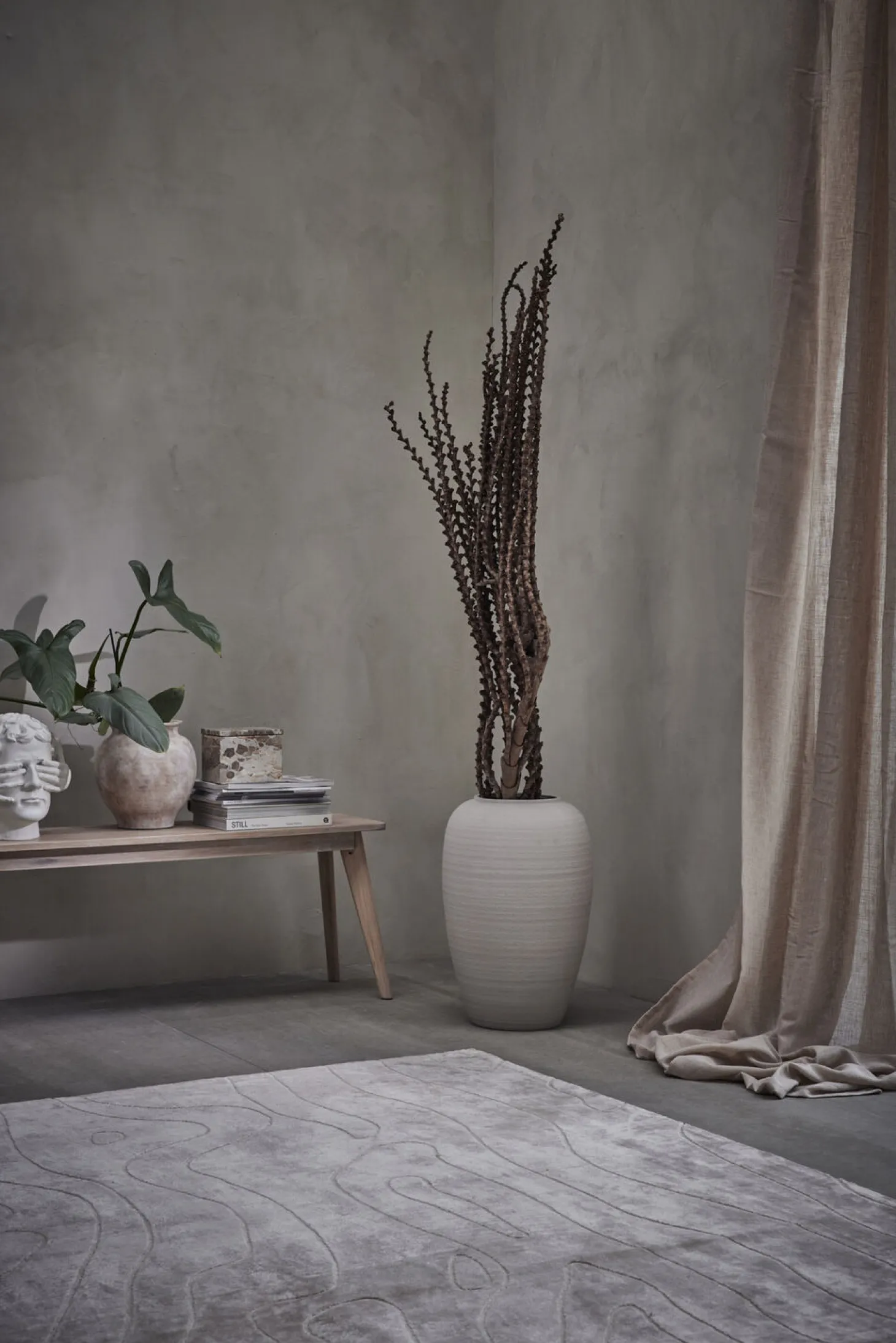 Lene Bjerre - Ellia æske H13 cm. Marmor