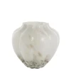 Lene Bjerre - Mara glasvase 23x24,5 cm. sølvgrå