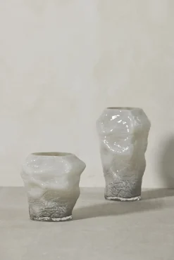 Lene Bjerre - Marinella vase H30,5 cm. sølvgrå