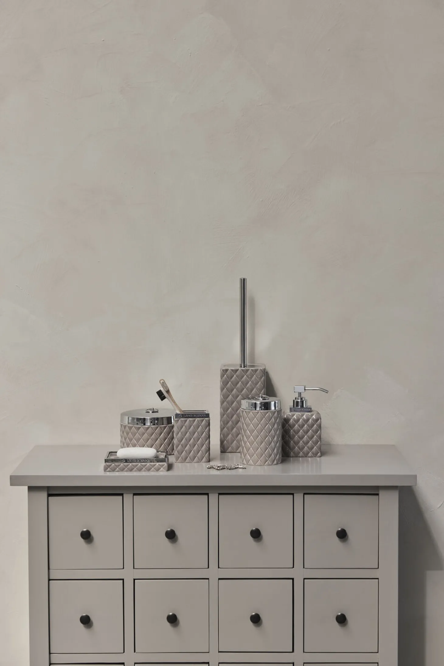 Lene Bjerre - Portia krukke H9 cm. brun
