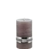 Lene Bjerre - Rustic bloklys støvet aubergine mellem