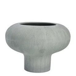 Lene Bjerre - Samara vase grå D31,5 H22
