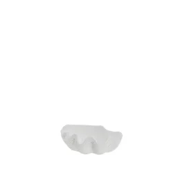 Lene Bjerre - Shella muslingeskål 14,5x12 cm. hvid hvid