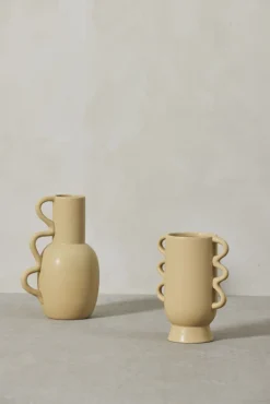 Lene Bjerre - Suselle vase H25,5 cm. lysegul