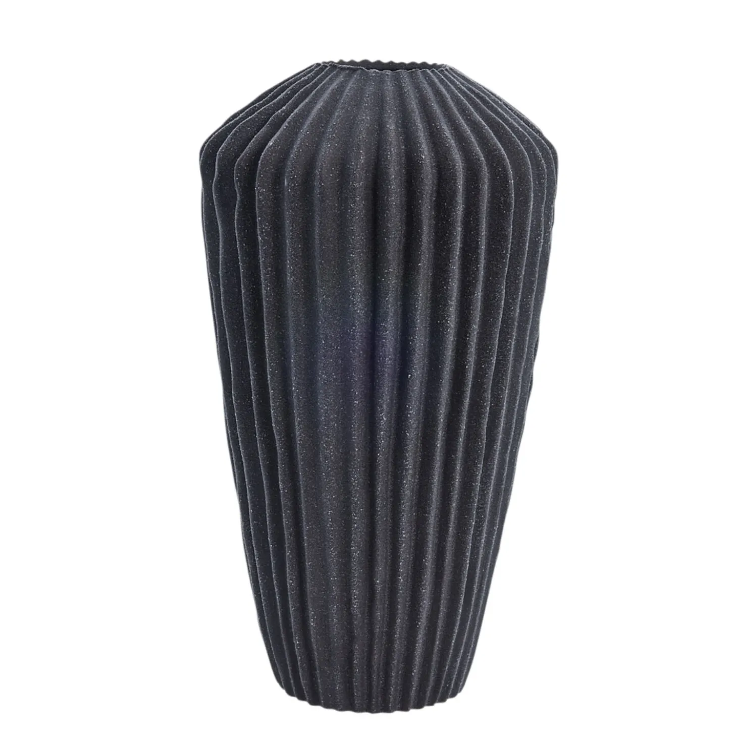 Lene Bjerre - Susia vase H26,5 cm. mørkegrå