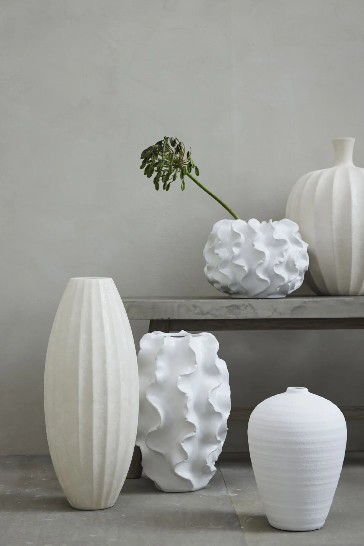 Lene Bjerre - Susille vase H14 cm. sand