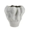 Lene Bjerre - Viola vase i stentøj 33x33 cm. hvid