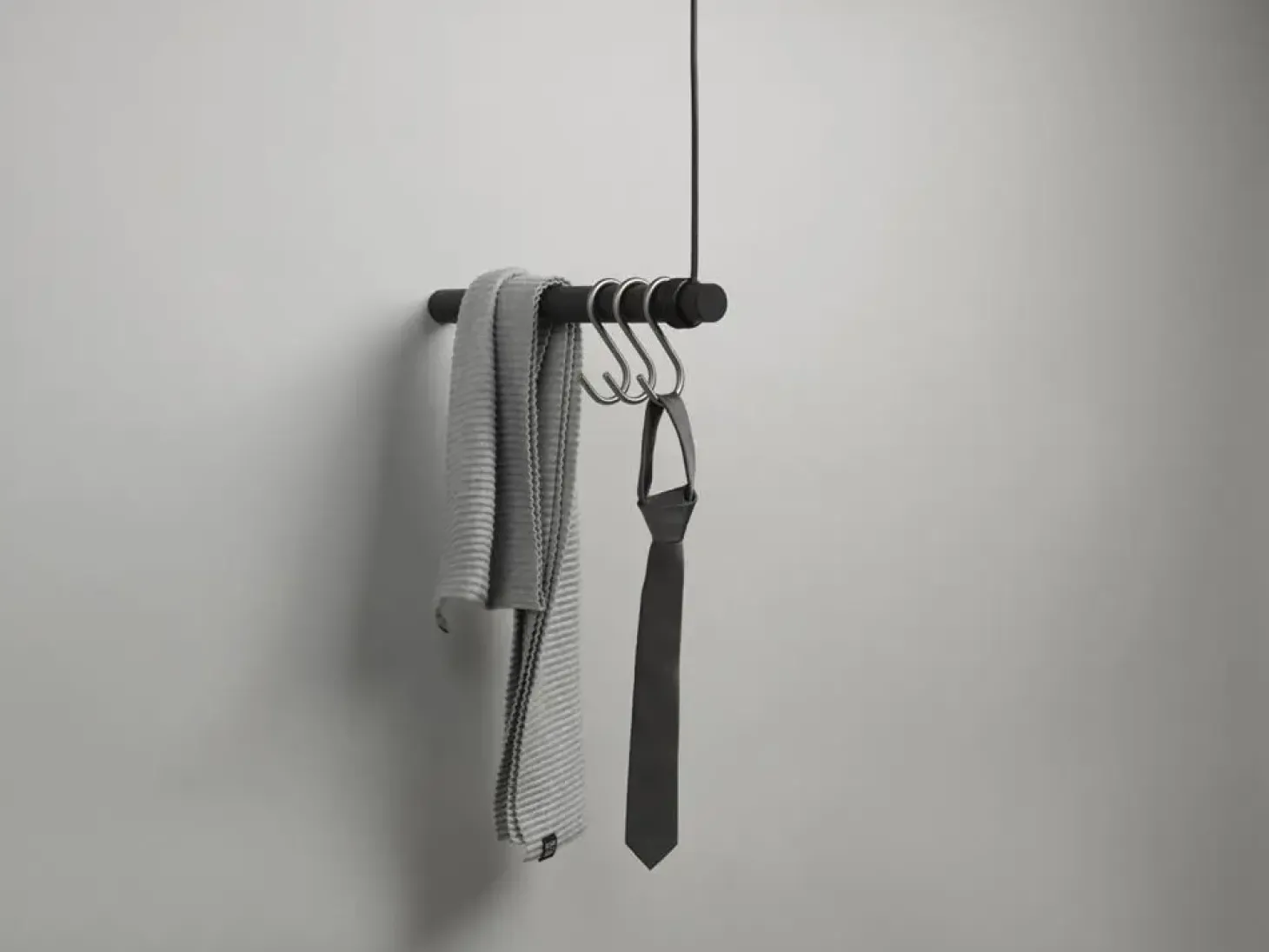 LindDNA bøjlestang - Wall swing 50 cm (nature oak/nature leather cord)