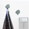 LindDNA - Knager Curve hook (2 stk.) Nupo metallic / Alu metallic (medium)