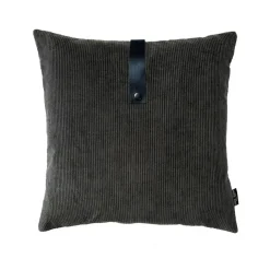 Louise Smærup - Pude, corduroy - Dark Grey (50x50 cm.)