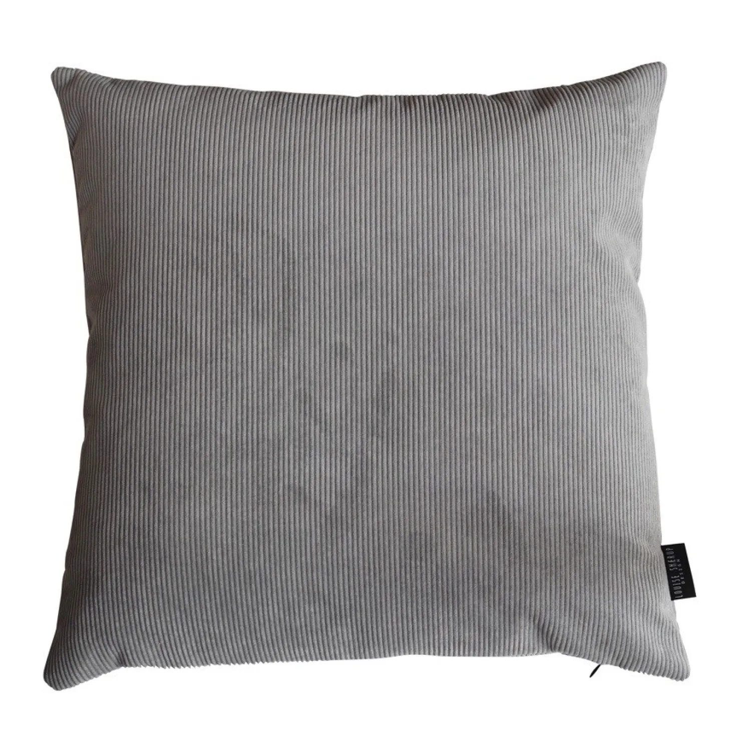 Louise Smærup - Pude Corduroy - Icecold Grey (50x50 cm)