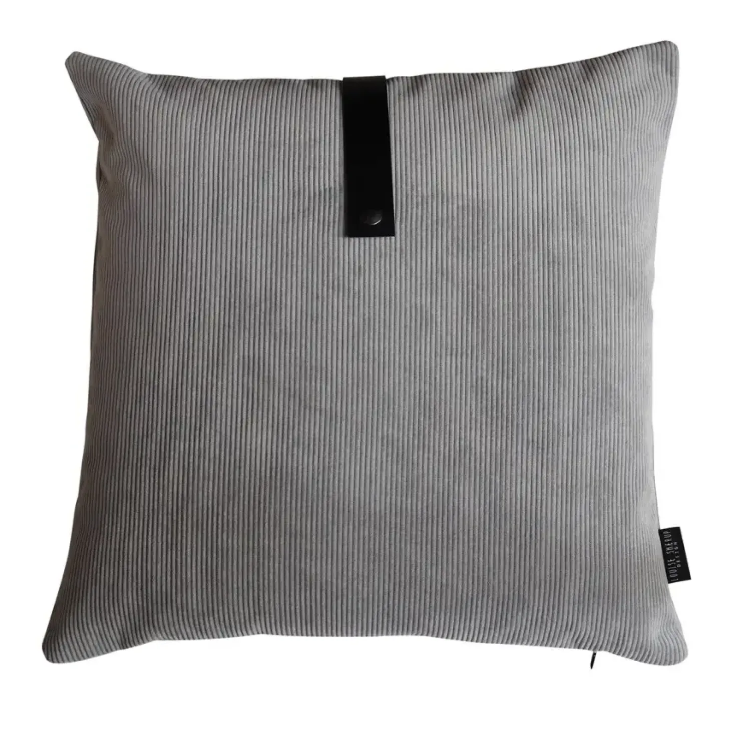 Louise Smærup - Pude Corduroy - Icecold Grey (50x50 cm)