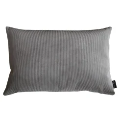 Louise Smærup - Pude Corduroy - Icecold Grey (40x60 cm)