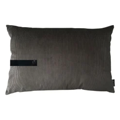 Louise Smærup - Pude, corduroy - Taupe - 40x60 cm