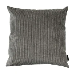Louise Smærup - Pude, fløjl u. strop - Light Grey (50x50 cm.)