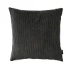 Louise Smærup - Pude, fløjl u. strop - Dark Grey (50x50 cm.)