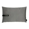 Louise Smærup pude - Lysegrå pude i velour 60 x 40 cm