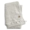 Lovely Linen - Badehåndklæde - Light Grey - 90x145 cm