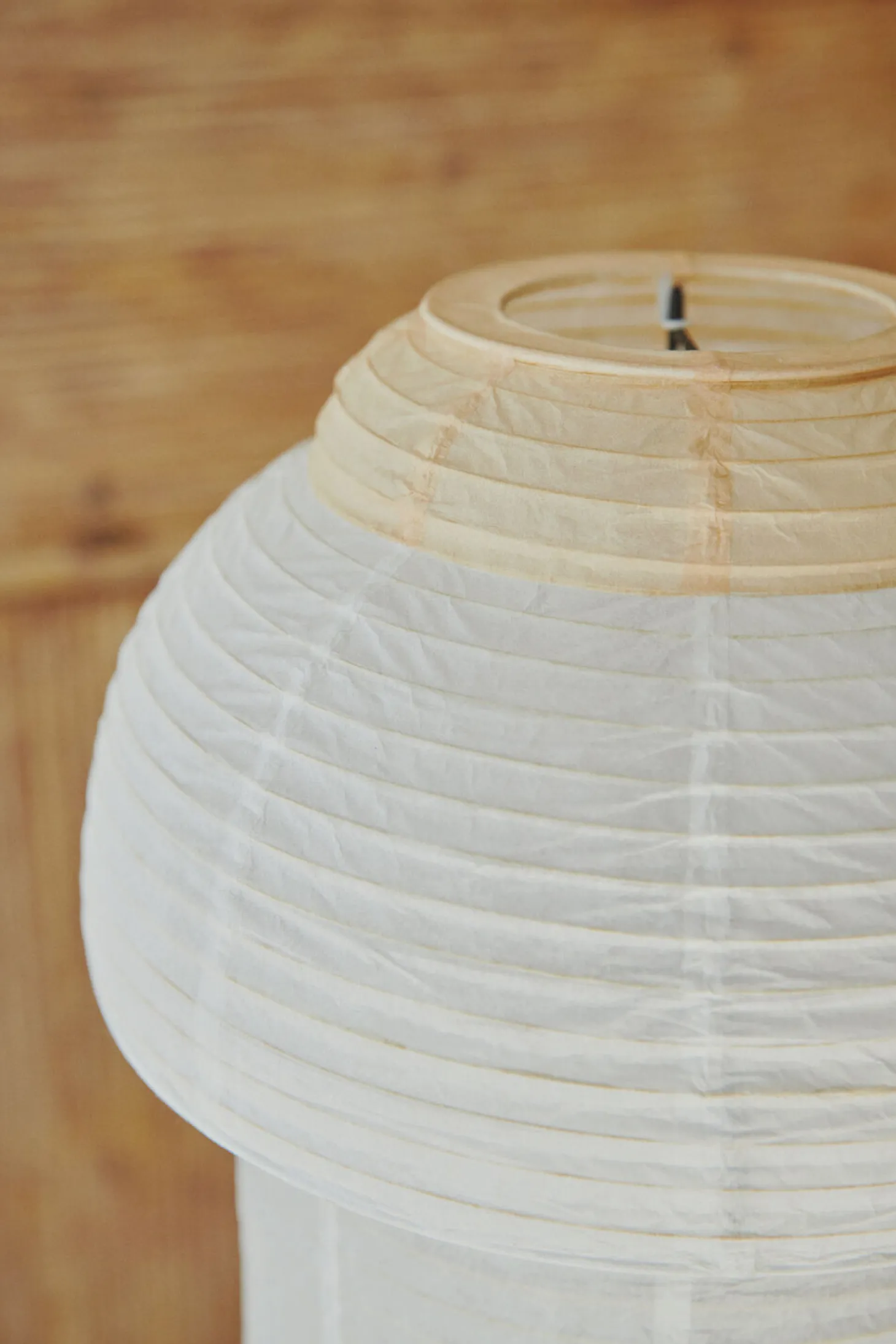 Made By Hand - Bordlampe - Papier Ø30 Double Table - Soft Yellow