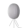 Made By Hand - Gulvlampe - Knit-Wit 65 High Oval Floor Medium - Silver