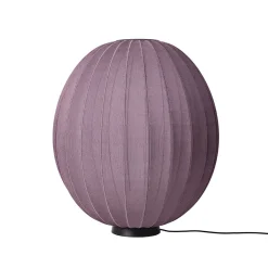 Made By Hand - Gulvlampe - Knit-Wit 65 High Oval Floor Level - Burgundy