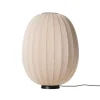 Made By Hand - Gulvlampe - Knit-Wit 65 High Oval Floor Level - Sand Stone