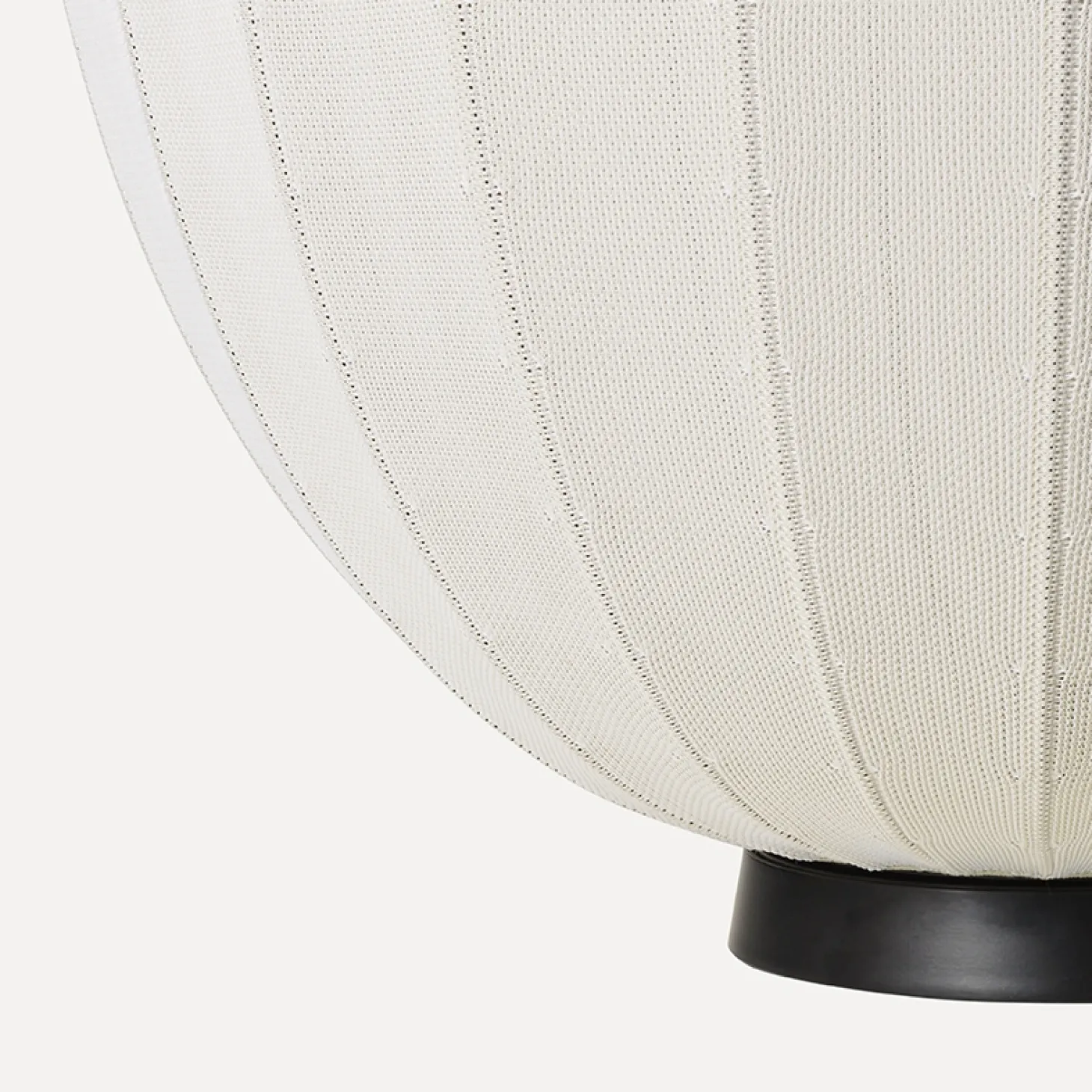 Made By Hand - Gulvlampe - Knit-Wit 65 High Oval Floor Level - Pearl White