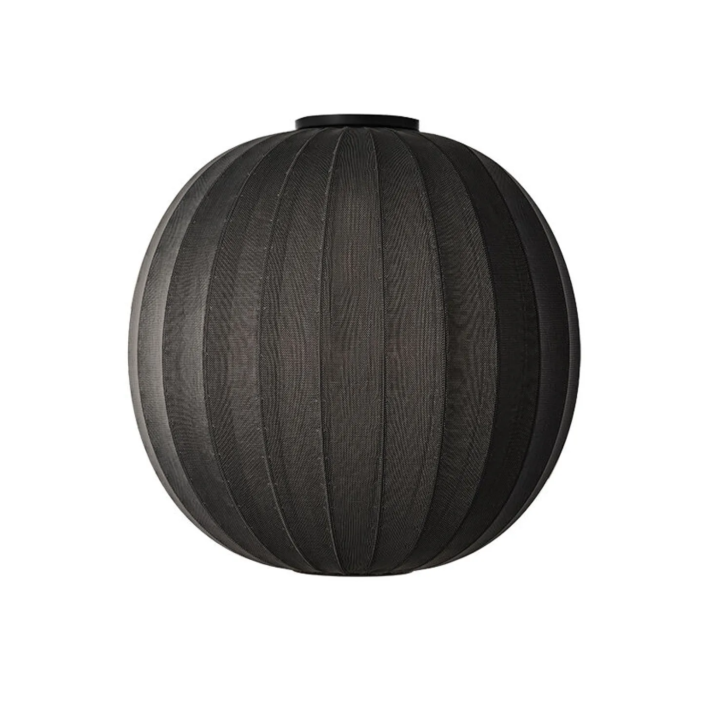Made By Hand - Loftlampe - Knit-Wit 75 Round Ceiling - Black