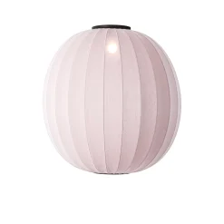 Made By Hand - Loftlampe - Knit-Wit 75 Round Ceiling - Light Pink