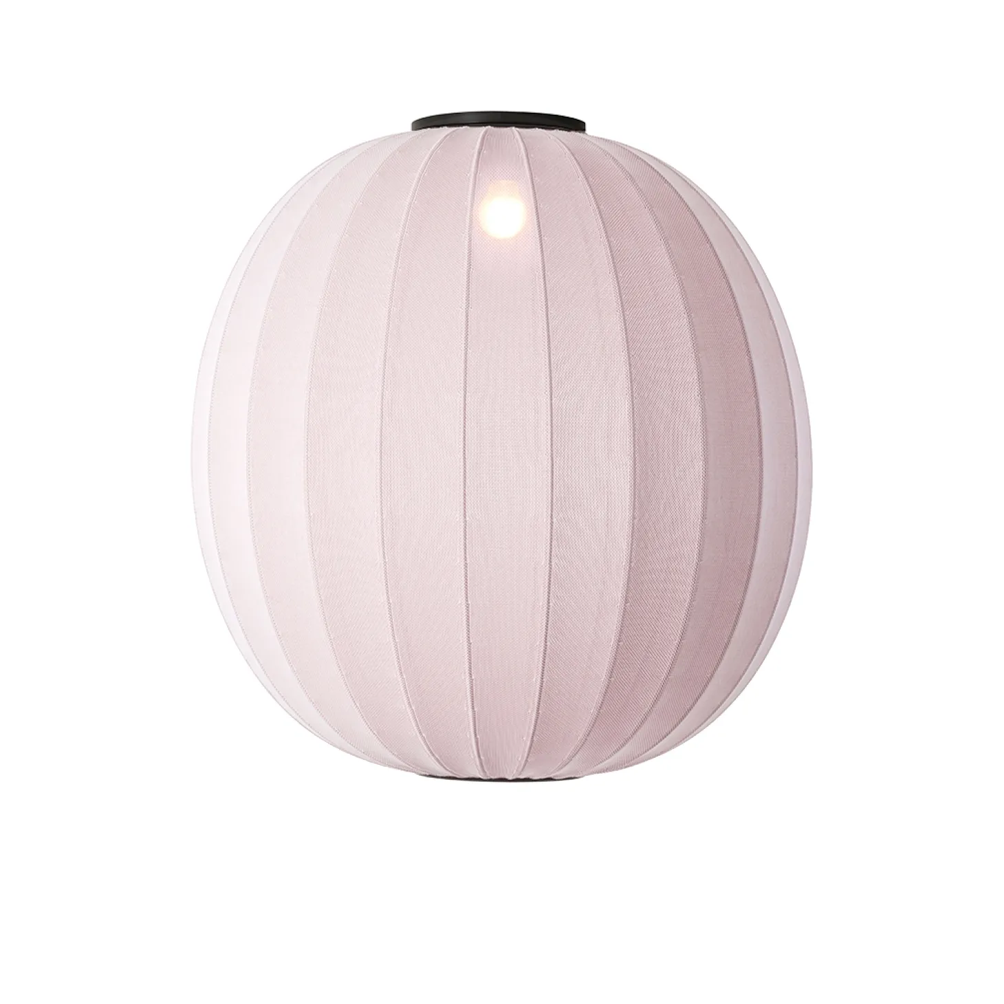 Made By Hand - Loftlampe - Knit-Wit 75 Round Ceiling - Light Pink