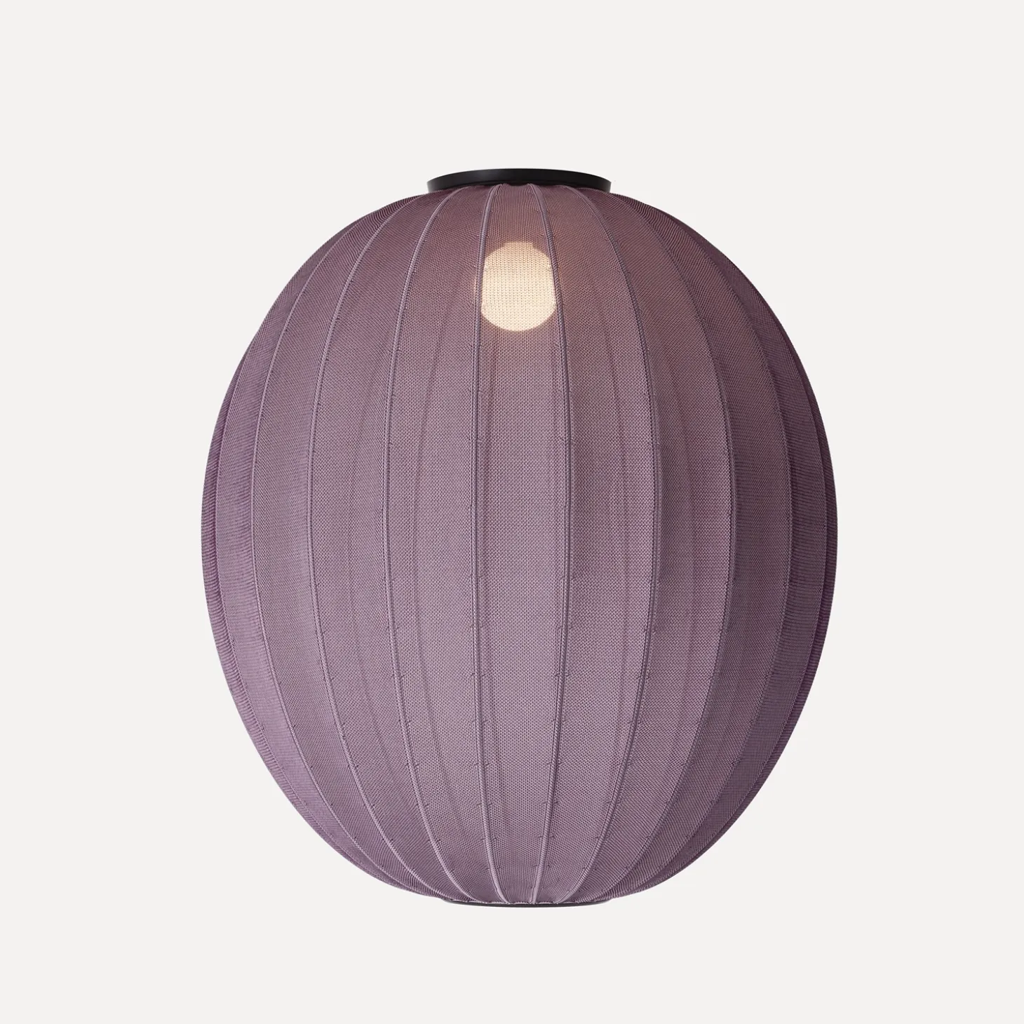 Made By Hand - Loftlampe - Knit-Wit 65 High Oval Ceiling - Burgundy