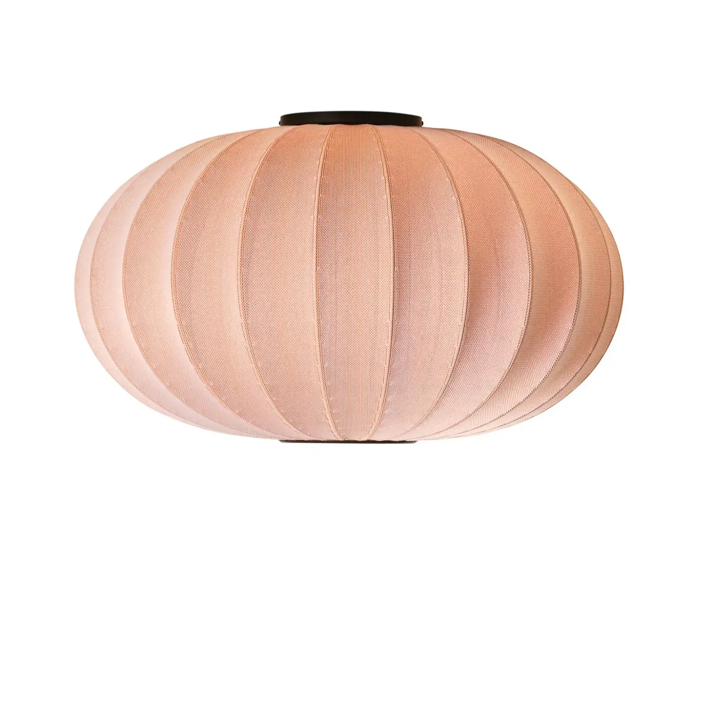 Made By Hand - Loftlampe - Knit-Wit 76 Oval Ceiling/Wall - Coral