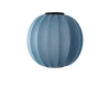 Made By Hand - Loftlampe - Knit-Wit 60 Round Ceiling - Blue Stone