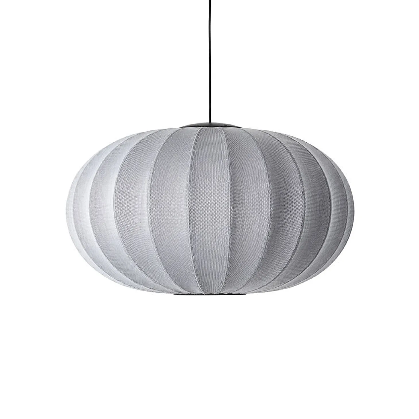Made By Hand - Pendel - Knit-Wit 76 Oval Pendant LED - Silver