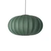Made By Hand - Pendel - Knit-Wit 76 Oval Pendant LED - Tweed Green