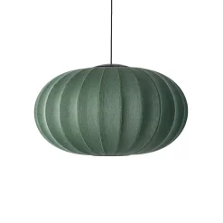 Made By Hand - Pendel - Knit-Wit 76 Oval Pendant LED - Tweed Green