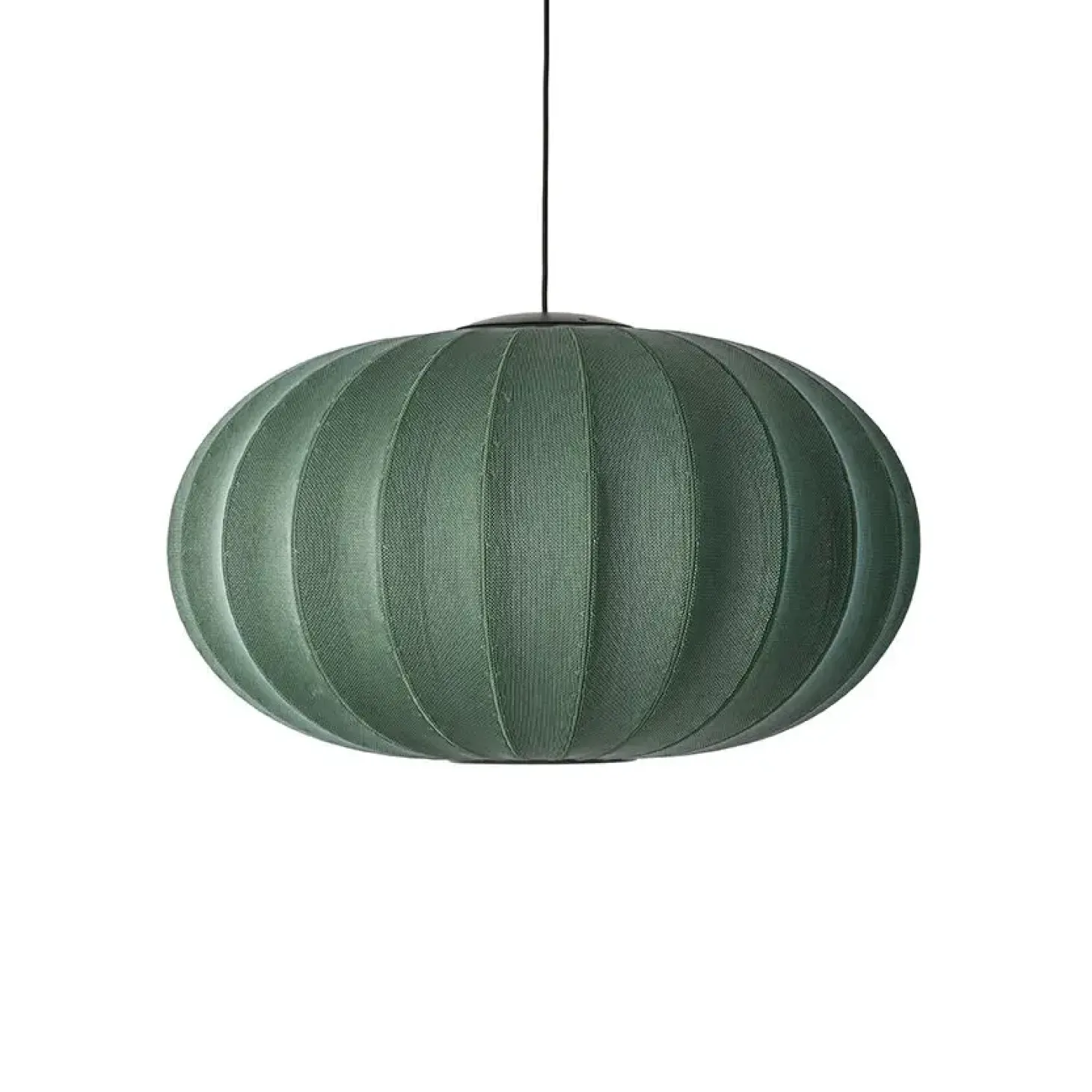 Made By Hand - Pendel - Knit-Wit 76 Oval Pendant LED - Tweed Green