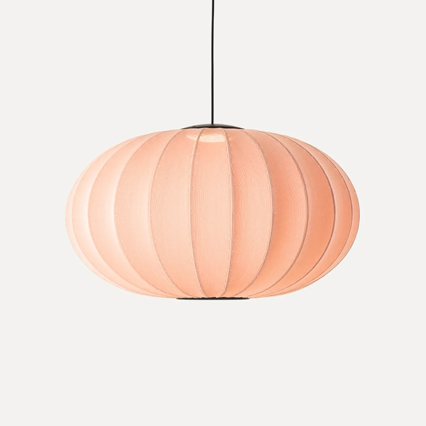 Made By Hand - Pendel - Knit-Wit 76 Oval Pendant - Coral