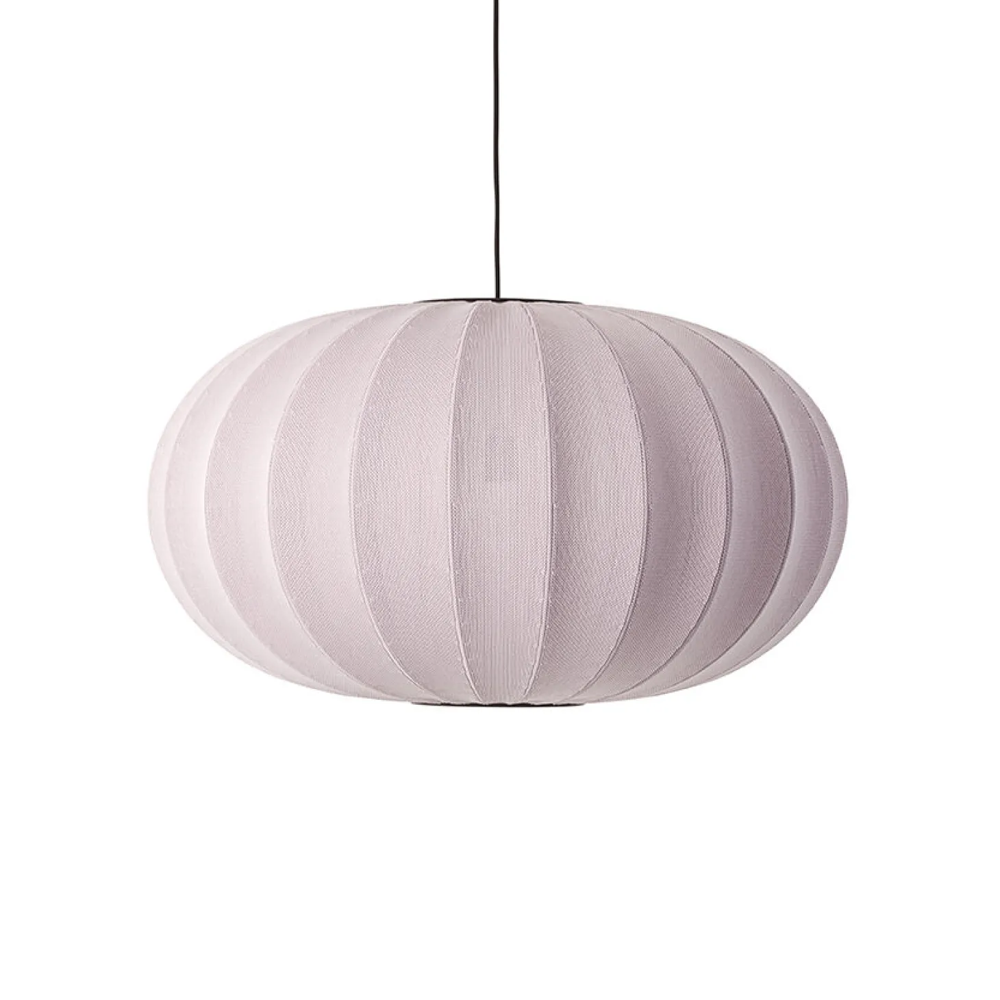 Made By Hand - Pendel - Knit-Wit 76 Oval Pendant - Light Pink