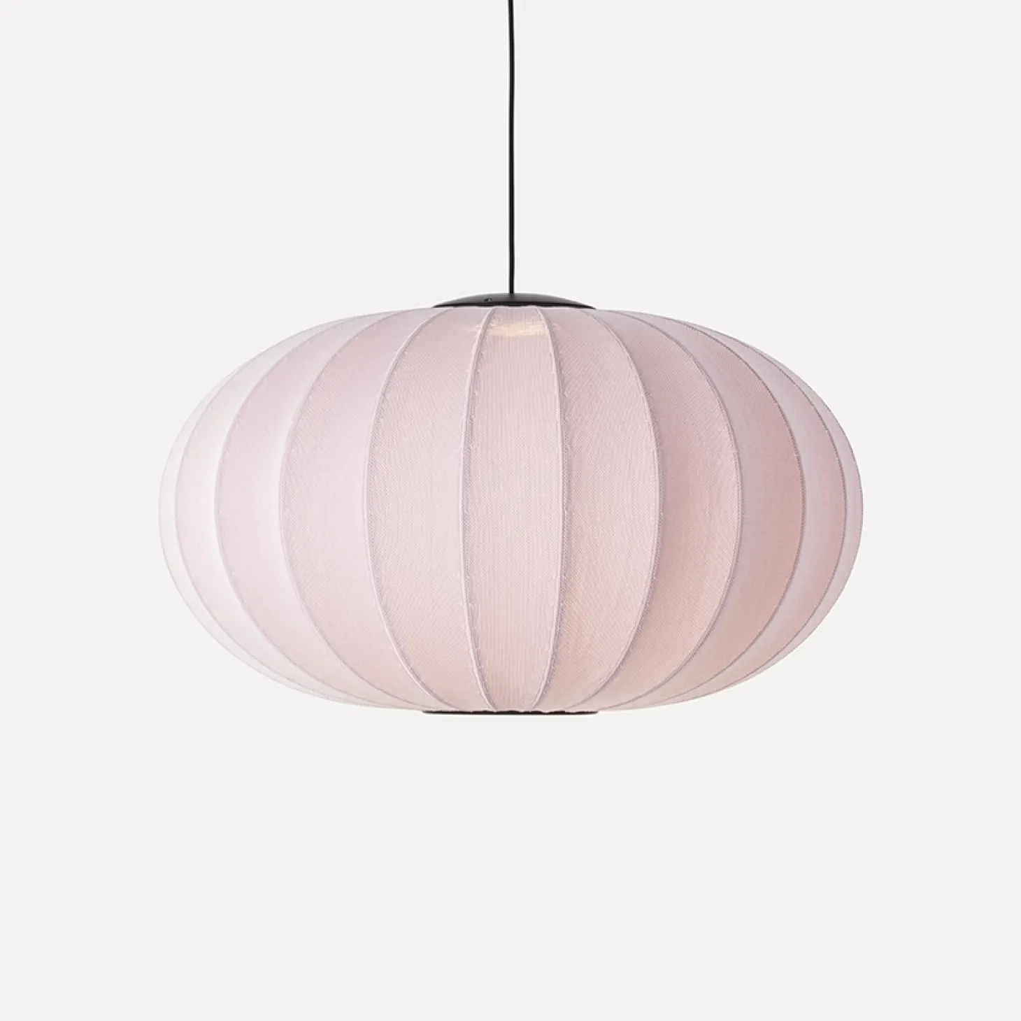 Made By Hand - Pendel - Knit-Wit 76 Oval Pendant - Light Pink