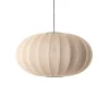 Made By Hand - Pendel - Knit-Wit 76 Oval Pendant - Sand Stone